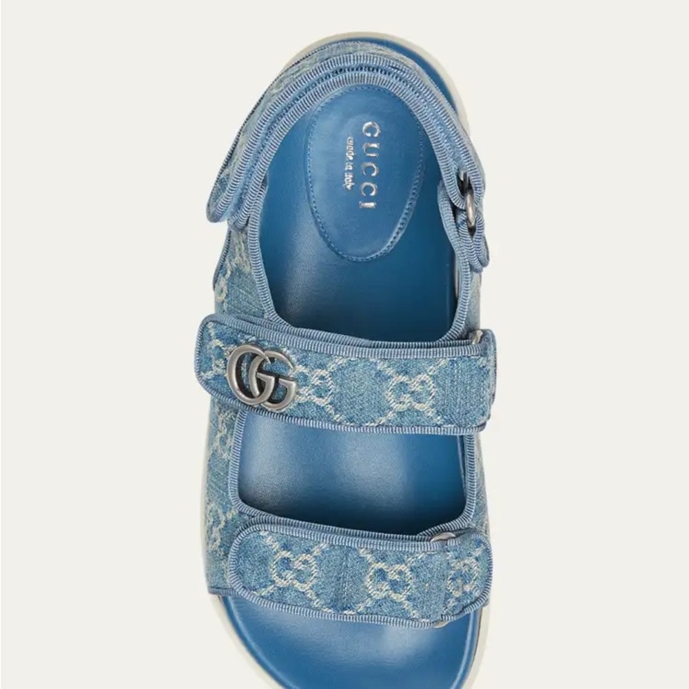Gucci Light Blue Women's Sandals - Picture 2 of 5